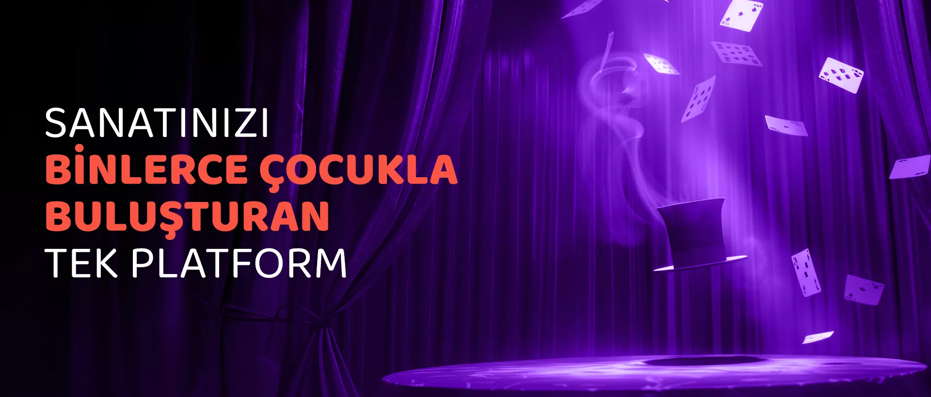 sanatınızı binlerce çocukla buluşturan tek platform